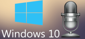 الميكرفون في ويندوز 10