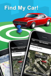 العثور على سيارتك باستخدام تطبيقات الهاتف الذكي